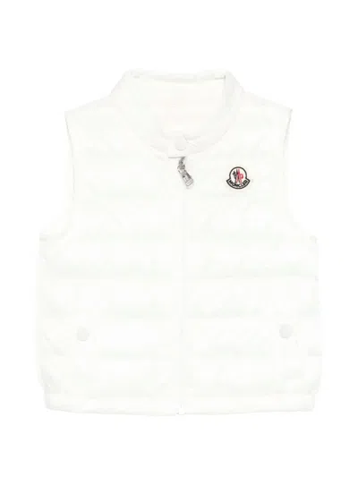 Moncler Babies' Amaury Packable Gilet In White