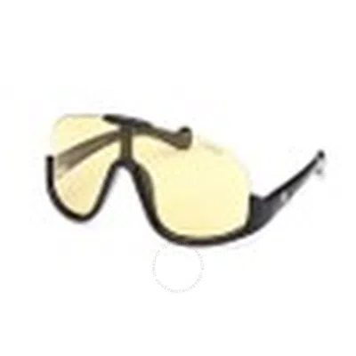 Moncler Amber Shield Unisex Sunglasses Ml0230 01e 00 In Black