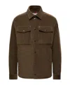 Moncler Ambroisie Shirt Jacket In Brown