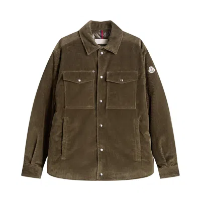 Pre-owned Moncler Ambroisie Corduroy Shirt Jacket 'brown' | Men's Size 2