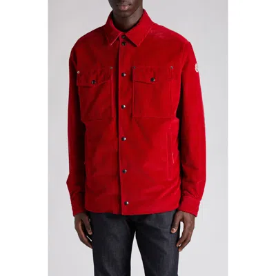 MONCLER MONCLER AMBROISIE CORDUROY SHIRT JACKET