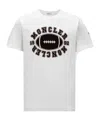 Moncler American Football Pattern T-shirt In White