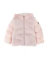 Moncler Amin Hooded Down Jacket In Pink