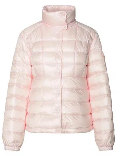 Moncler Aminia Short Down Jacket In Pink