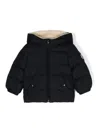 Moncler Blue Amir Down Jacket In Black