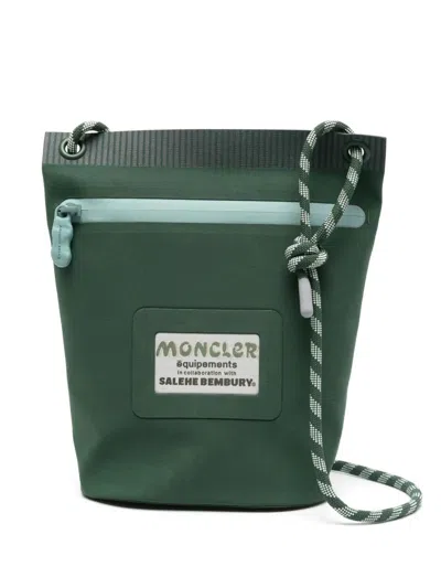 Moncler Amoeba By Salehe Bembury Clutch Bag In Green