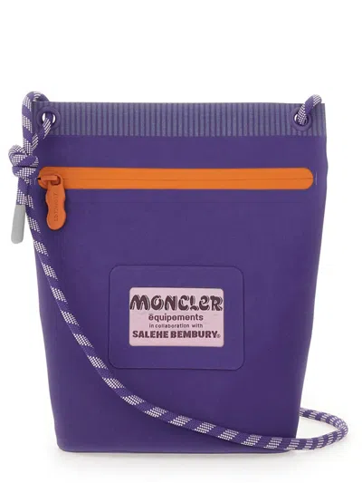 Moncler "amoeba By Salehe Bembury" Clutch Bag In Purple