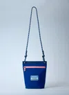 Moncler Salehe Bembury Amoeba Nylon Pouch In Blue