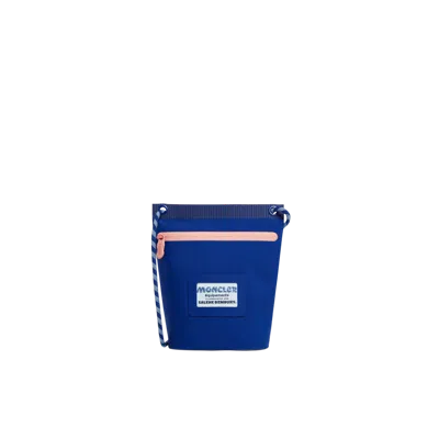Moncler Amoeba Water-repellent Pouch By Salehe Bembury Blue