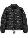 Moncler Ancy Lightweight Quilted Checkerboard Jacket In Blau