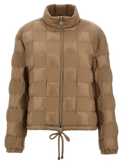 Moncler Women 'ancy' Down Jacket In Cream