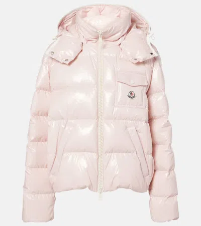 Moncler Andro Nylon Down Jacket In Pink