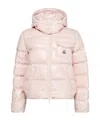 Moncler Andro Nylon Down Jacket In Nude