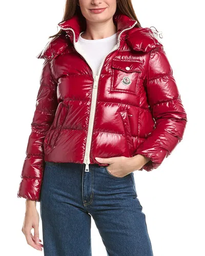 Moncler Andro Down Puffer Jacket In Red