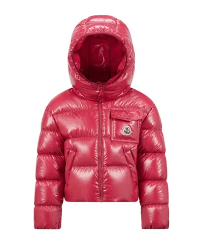 Moncler Andro Hooded Down Jacket In Red