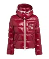 Moncler Andro Down Puffer Jacket In Red