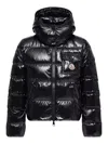 Moncler Andro Hooded Short Down Jacket With Detachable Hood In Black