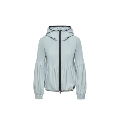Moncler Veste Plissée À Capuche Anemone, Femme, Vert, Taille: 3 In Blue