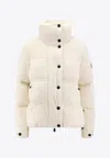 Moncler Anglin Nylon Down Jacket In White