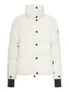 Moncler Anglin Padded Jacket With Logo-patch In White