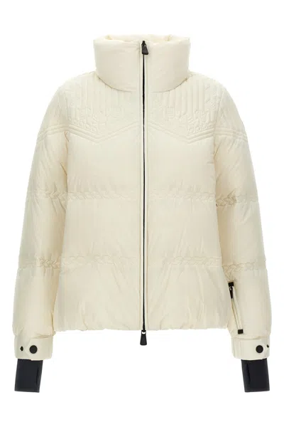Moncler 'anglins' Down Jacket In Neutral