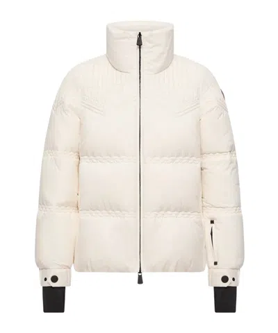 Moncler Anglins Long-sleeve Down Jacket In Multi