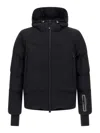 Moncler Grenoble Black Stretch Nylon Angren Down Jacket In Black