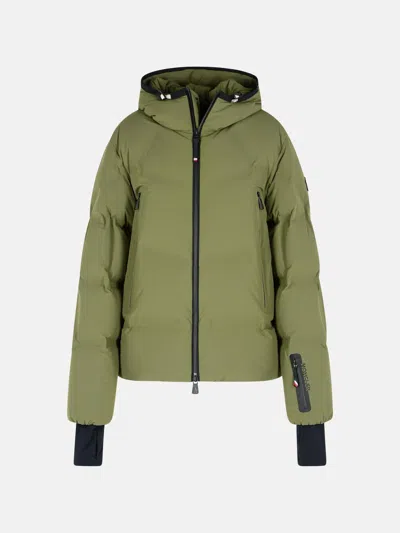 MONCLER 'ANGREN' GREEN POLYAMIDE BLEND DOWN JACKET