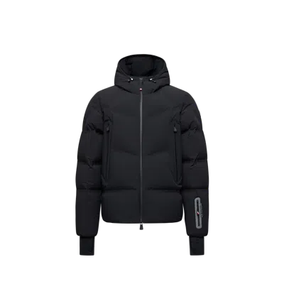 Moncler Balmhorn Hooded Gore-tex Insulated Ski Jacket In Animal Print