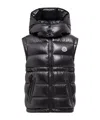 Moncler Doudoune Sans Manches À Capuche Ania In Black