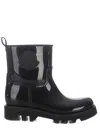 Moncler Kickstream Waterproof Rain Boot In Nero