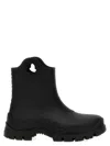 Moncler Ankle-height Boots With Textured Grip And Rugged Sole In Multicolor