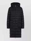 Moncler Ankle-length Padded Hooded Jacket In Black
