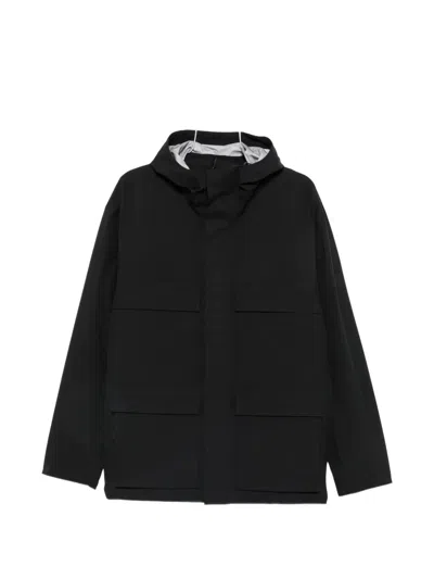 Moncler Antermoia Hooded Jacket In Black
