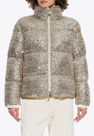 MONCLER ANTERNES SEQUINED DOWN JACKET