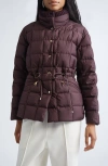 Moncler Antigone Box Quilted Down Jacket In Purple