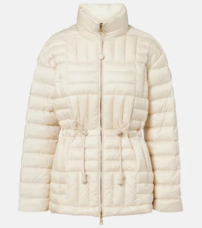 Moncler Antigones Quilted Down Jacket In White