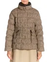 Moncler Antigony Jacket In Brown