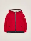 Moncler Kid - Anton Hooded Rain Jacket In Red
