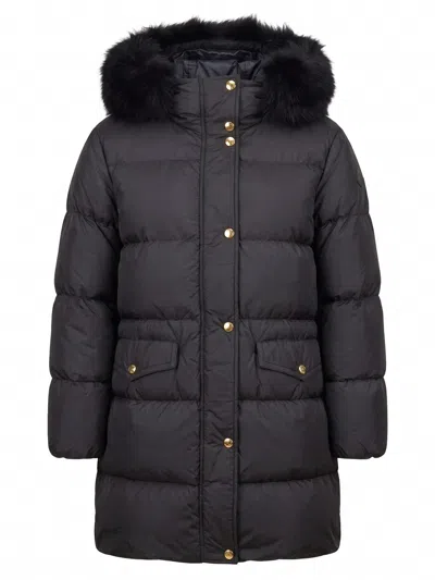 Moncler `aphroties` Long Parka In Black