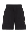 Moncler Fleece Shorts In Black