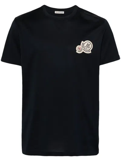 MONCLER APPLIQUÉ-LOGO COTTON T-SHIRT