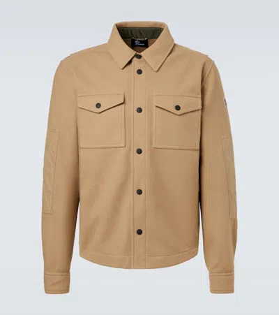 Moncler Après Ski Overshirt In Brown