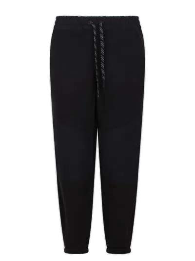 Moncler Grenoble Apres Ski Panelled Drawstring Trousers In Black