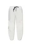 Moncler Apres Ski Panelled Drawstring Trousers In Neutrals