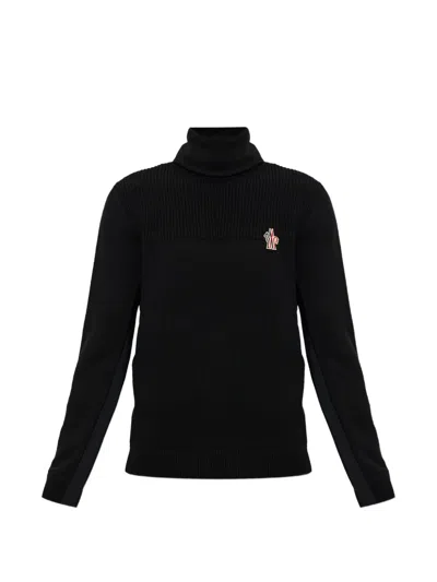 Moncler Après-ski Turtleneck Sweater In Black