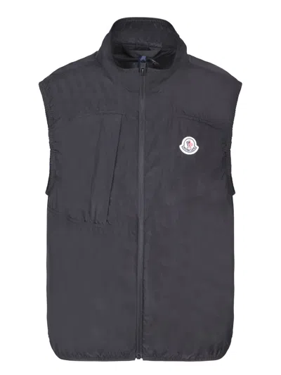 Moncler Arashi Back Vest In Black