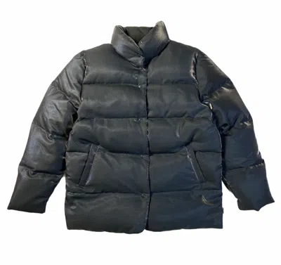 Pre-owned Moncler Archive  Shimmer Puffer Down Jacket 1980s 2288 In Gray