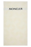 Moncler Archivio Dna Beach Towel In Antique White