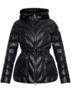 Moncler Argenno Quilted Down Parka In Black